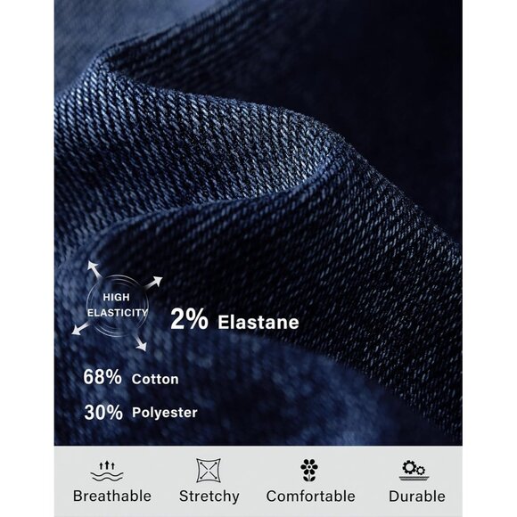 Women's Ripped Skinny Jeans Mid Rise Destroyed Stretchy Casual Pants - Picture 5 of 8